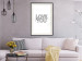 Poster Love You Forever - English text "love" on a contrasting white background 125273 additionalThumb 22