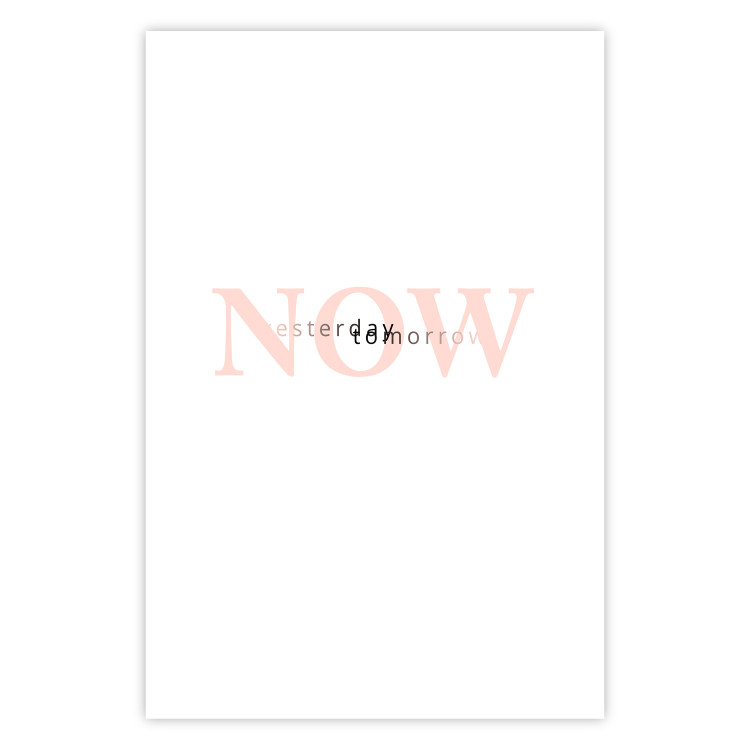 Wall Poster Now - English text in large and small on contrasting white background 127873 additionalImage 17