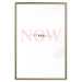 Wall Poster Now - English text in large and small on contrasting white background 127873 additionalThumb 15