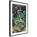 Wall Poster Marble Octopus - abstract green octopus on background of sea 128073 additionalThumb 8