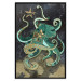Wall Poster Marble Octopus - abstract green octopus on background of sea 128073 additionalThumb 18