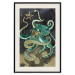 Wall Poster Marble Octopus - abstract green octopus on background of sea 128073 additionalThumb 19