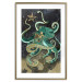 Wall Poster Marble Octopus - abstract green octopus on background of sea 128073 additionalThumb 16