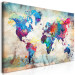 Large canvas print World Maps: Modern Style II [Large Format] 128673 additionalThumb 3