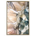 Poster Mountain Space - abstraction amidst rocky cliffs in warm hues 129473 additionalThumb 21