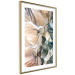 Poster Mountain Space - abstraction amidst rocky cliffs in warm hues 129473 additionalThumb 7