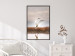Wall Poster Autumn Over the Lake - landscape of a white bird against a golden field 130373 additionalThumb 4
