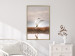 Wall Poster Autumn Over the Lake - landscape of a white bird against a golden field 130373 additionalThumb 5