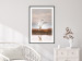 Wall Poster Autumn Over the Lake - landscape of a white bird against a golden field 130373 additionalThumb 18