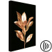Canvas Print Extraordinary Twig (1-piece) Vertical - abstract golden leaves 130473 additionalThumb 6