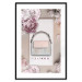 Poster Elegant Handbag - feminine bag on a light background surrounded by flowers 131773 additionalThumb 15