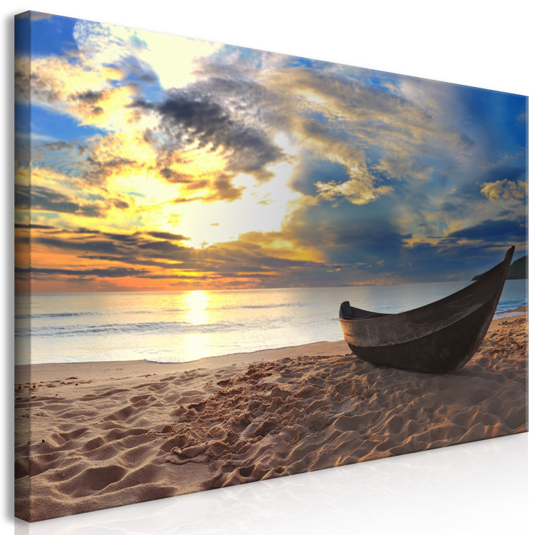 Large canvas print Boat on the Beach II [Large Format] 136373 additionalImage 3