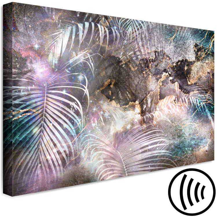 Canvas In the Enchanted Jungle (1-piece) Wide - plant abstraction 137873 additionalImage 6