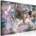 Canvas In the Enchanted Jungle (1-piece) Wide - plant abstraction 137873 additionalThumb 2