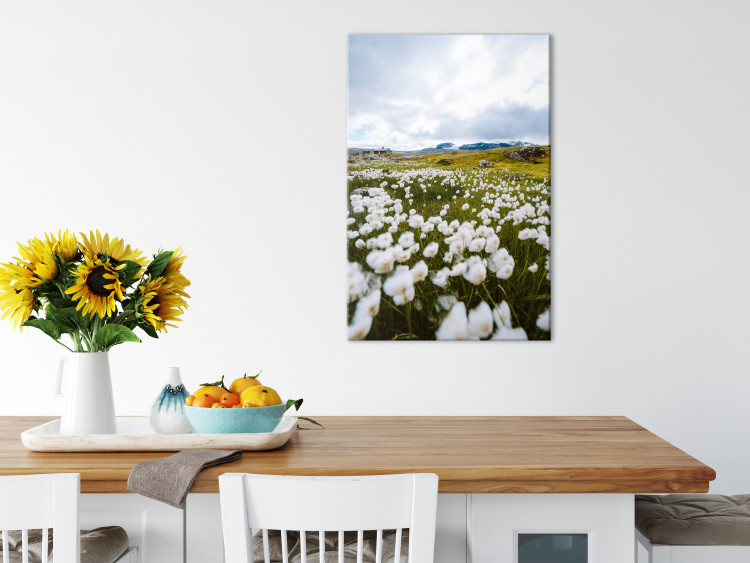 Canvas Meadow in the North (1-piece) Vertical - spring landscape with flowers 138773 additionalImage 3