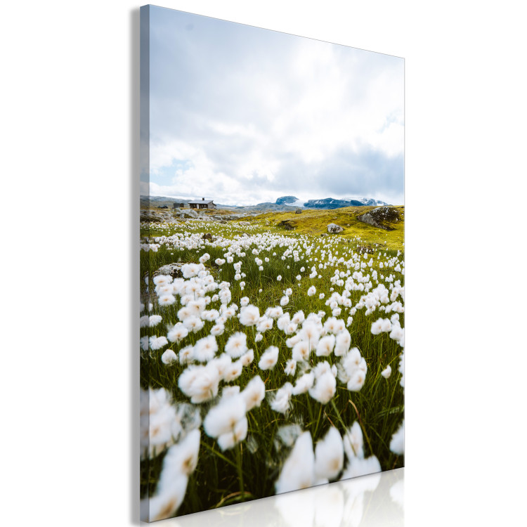 Canvas Meadow in the North (1-piece) Vertical - spring landscape with flowers 138773 additionalImage 2