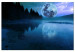 Canvas Print Radiant Evening (1-part) - Blue Moon Over the Lake 144573