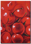 Canvas Ripe Cherries (1-piece) - fantasy with a pattern of a fruit motif 47473