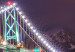 Canvas Lions Gate Bridge in Vancouver at night 50573 additionalThumb 4