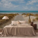 Wall Mural Vacation Landscape - Wooden Path Leading to the Tranquil Sea 61673 additionalThumb 2