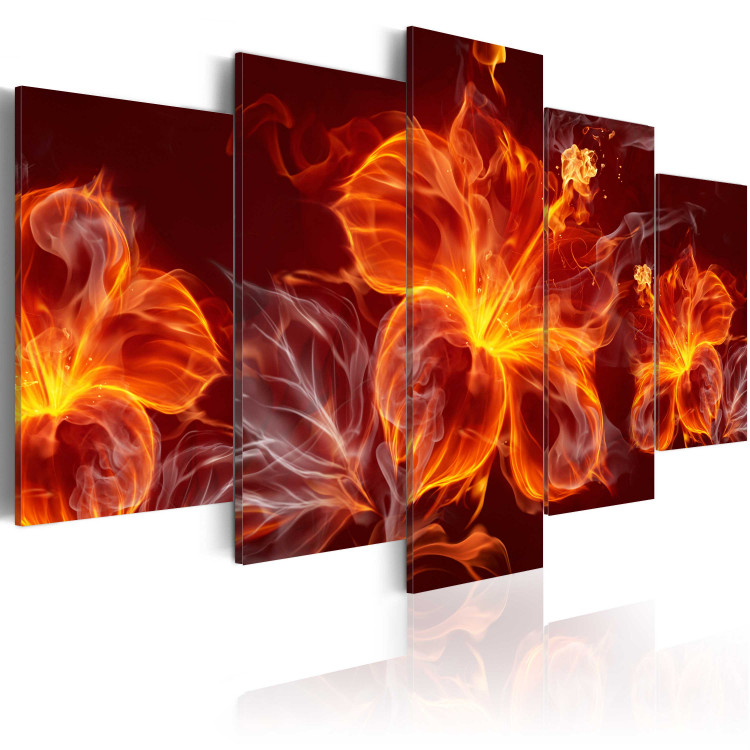 Canvas Print Fiery Flowers 61973 additionalImage 2
