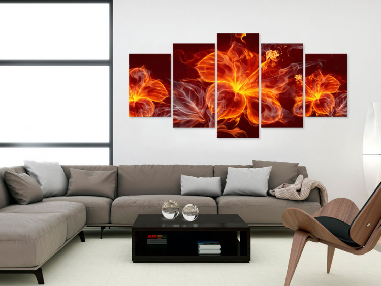 Canvas Print Fiery Flowers 61973 additionalImage 3