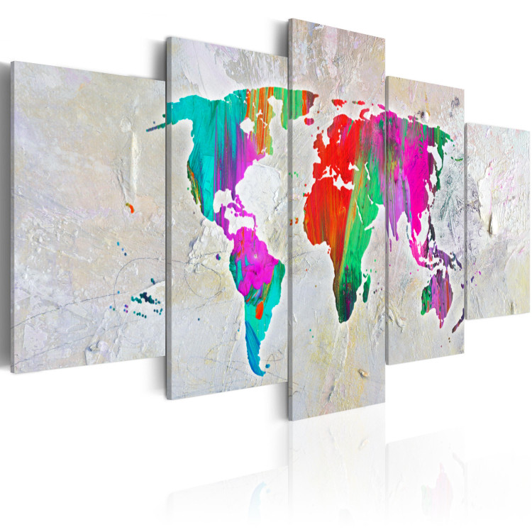Canvas Print Colourful Planet 88773 additionalImage 2