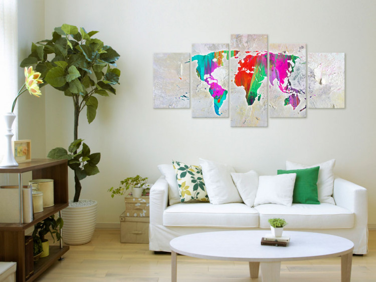 Canvas Print Colourful Planet 88773 additionalImage 3
