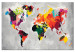 Paint by number World Map (Bright Colours) 107483 additionalThumb 6