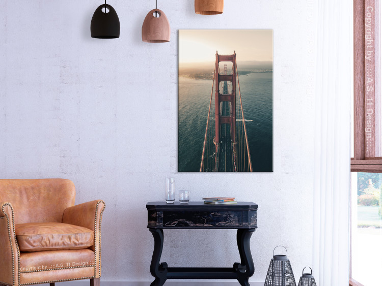 Canvas Print Golden Gate Bridge (1 Part) Vertical 115283 additionalImage 3