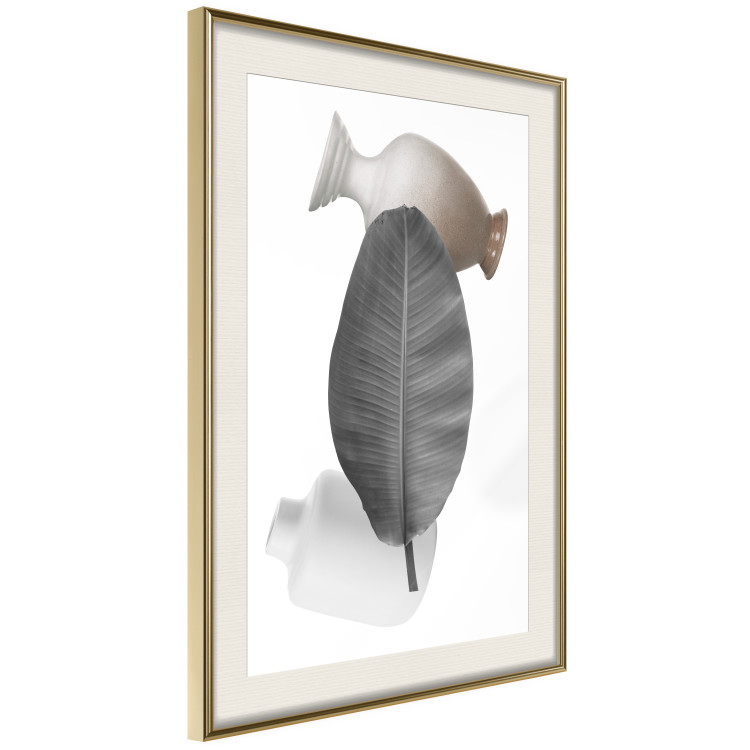 Poster Craft Power - still life of leaves and vases in abstract motif 123283 additionalImage 2