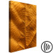 Canvas Print Leaf nerve - a golden colour photograph with a botanical motif 123783 additionalThumb 6