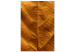 Canvas Print Leaf nerve - a golden colour photograph with a botanical motif 123783