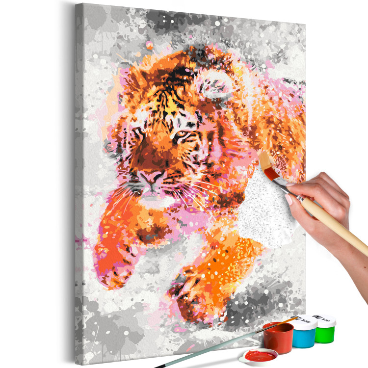 Paint by number Running Tiger 127483 additionalImage 3
