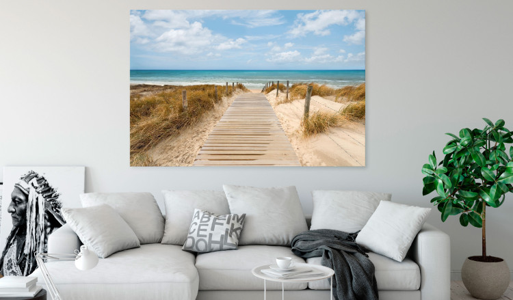Large canvas print Windy Beach [Large Format] 128683 additionalImage 6