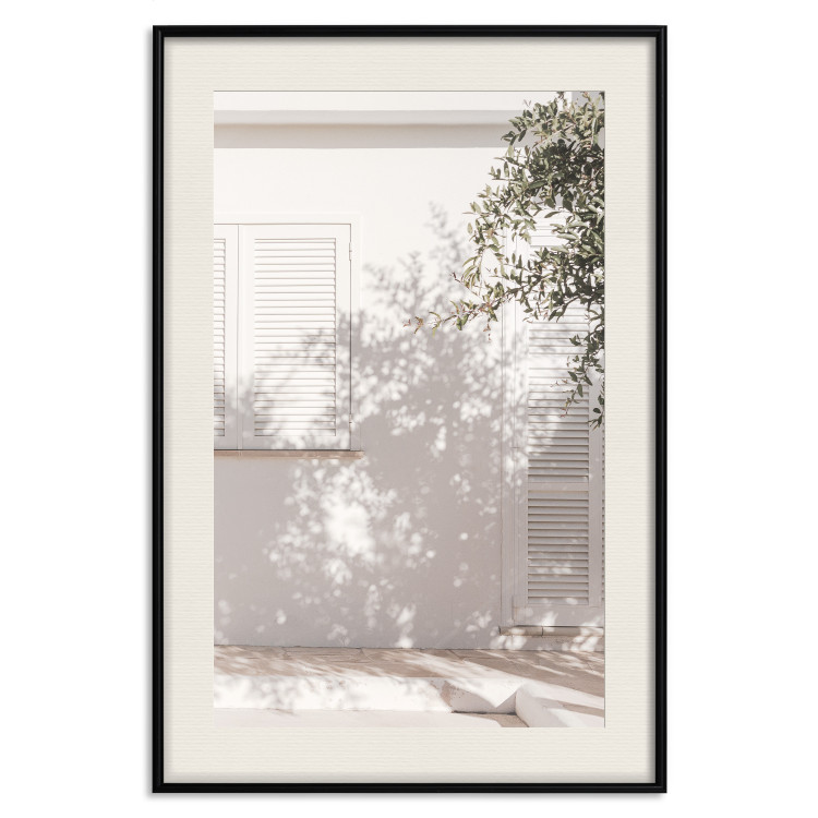 Poster Fine Leaf Light - summer composition with plants against architecture backdrop 129483 additionalImage 19