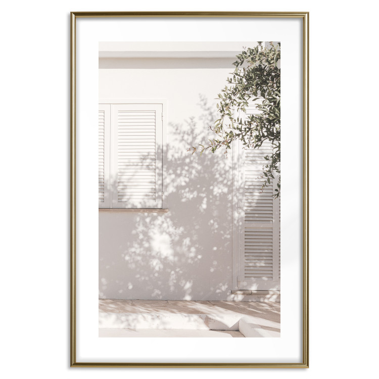 Poster Fine Leaf Light - summer composition with plants against architecture backdrop 129483 additionalImage 14