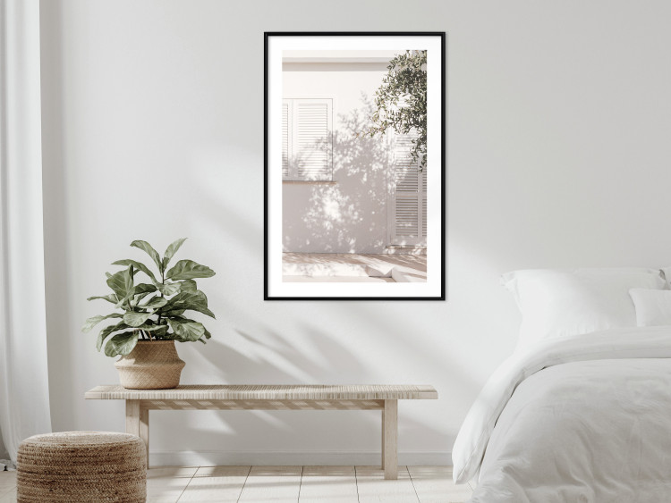 Poster Fine Leaf Light - summer composition with plants against architecture backdrop 129483 additionalImage 23