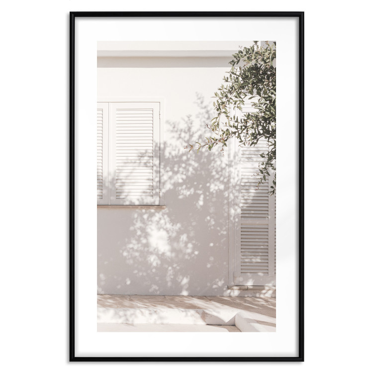 Poster Fine Leaf Light - summer composition with plants against architecture backdrop 129483 additionalImage 15