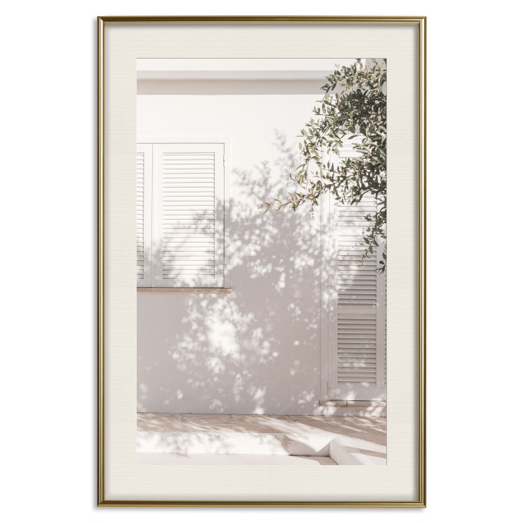Poster Fine Leaf Light - summer composition with plants against architecture backdrop 129483 additionalImage 20