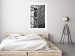 Wall Poster New York Neon - black and white architecture of buildings in New York 129783 additionalThumb 3