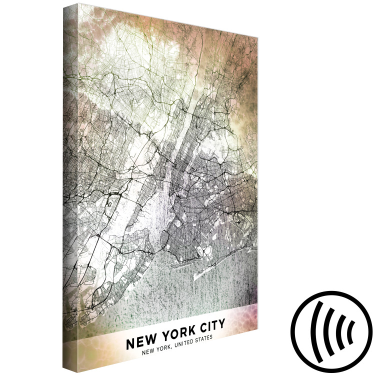Canvas Print New York City plan - USA city map with inscription 132083 additionalImage 6