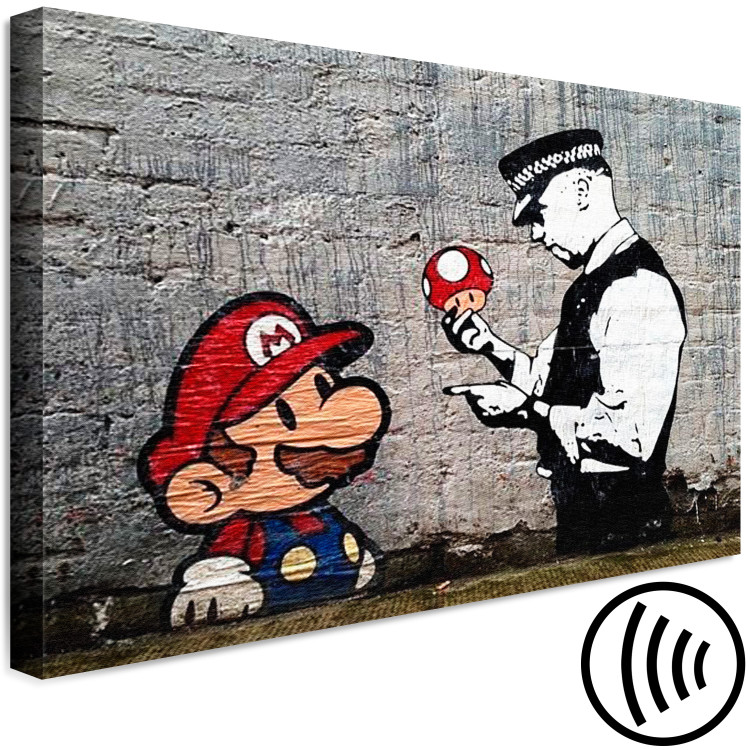 Canvas Mario and Cop by Banksy 132483 additionalImage 6