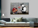 Canvas Mario and Cop by Banksy 132483 additionalThumb 3