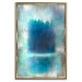 Poster Blue Paradise - abstract forest composition in blue texture 134583 additionalThumb 17