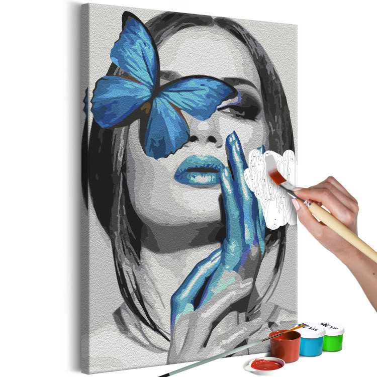 Paint by number Blue Butterfly  134883 additionalImage 3