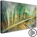 Canvas Print Rain drops on a leaf - Botanical theme in green color 135783 additionalThumb 6