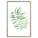 Poster Dancing Leaf - watercolor composition with green leaves on white 136383 additionalThumb 6