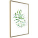 Poster Dancing Leaf - watercolor composition with green leaves on white 136383 additionalThumb 20