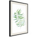 Poster Dancing Leaf - watercolor composition with green leaves on white 136383 additionalThumb 21